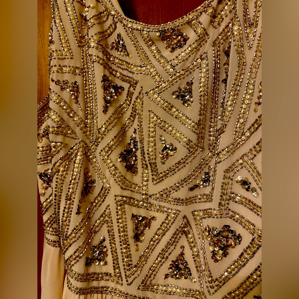 Sequined floor length prom or formal dress, 18